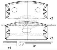 RENAULT Brake Pad JD-23-0484