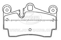 PORSCHE,VOLKSWAGEN Brake Pad JD-37-0225