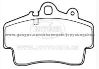 PORSCHE Brake Pad JD-37-1593