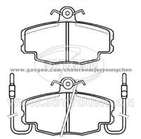 PEUGEOT,RENAULT Brake Pad JD-21-0651