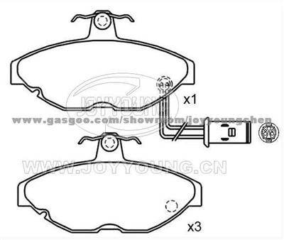 BMW,ROVER Brake Pad JD-01-0615