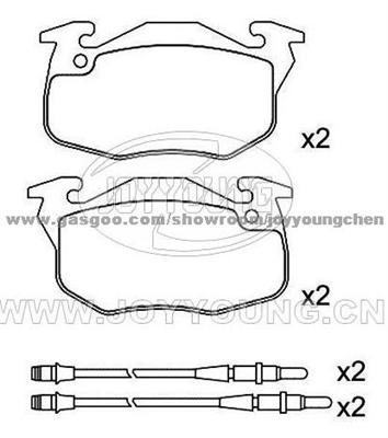 PEUGEOT Brake Pad JD-22-0751