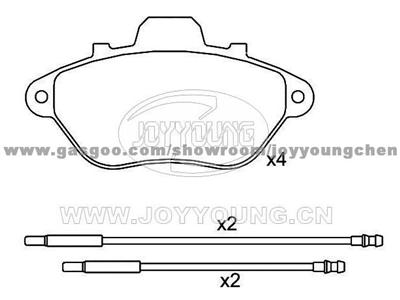 PEUGEOT,RENAULTBBrake Pad JD-22-0723