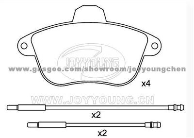 PEUGEOT Brake Pad JD-22-0745