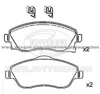 OPEL,VAUXHALL Brake Pad JD-21-1347