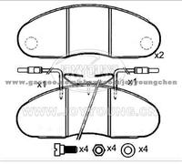 NISSAN,RENAULT Brake Pad JD-20-0336