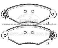 CITROEN,NISSAN,PEUGEOT,RENAULT Brake Pad JD-32-0166