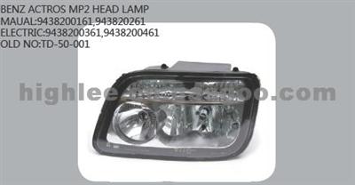 BENZ ACTROS MP2 HEAD LAMP