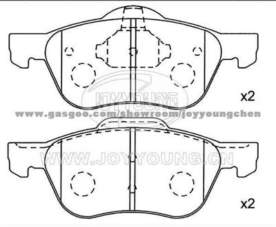 NISSAN Brake Pad JD-20-0989