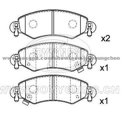 OPEL,SUZUKI,VAUXHALL Brake Pad JD-21-0119