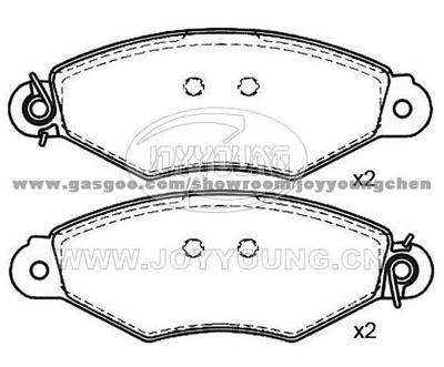 CITROEN,NISSAN,PEUGEOT,RENAULT Brake Pad JD-32-0166