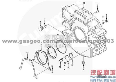 3678873 Plug, Threaded 6CTA8.3 CUMMINS