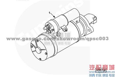 3415537 Motor, Starting 6CTA8.3 CUMMINS