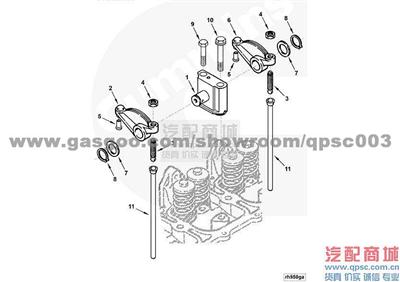 3911423 Support, Rocker Lever 4BT3.9-G2 CUMMINS