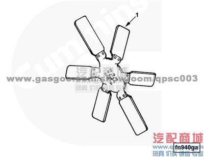 4940441 Fan, Engine 4BT3.9-G2 CUMMINS