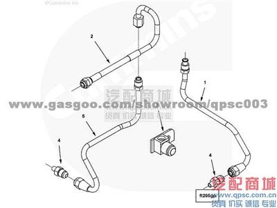 3102753 Tube, Fuel Drain ISM11E4 440 CUMMINS