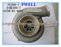 Pc200-7 6738-81-8091 Turbocharger for Kumatsu 200-7
