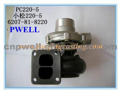 PC220-5 6207-81-8220 Turbocharger For Kumatsu 220-5