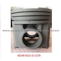 KOMATSU S6D140 PISTON 6212-21-2170 CAST IRON PISTON