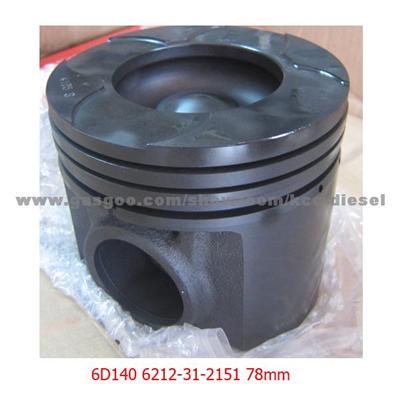 KOMATSU S6D140 PISTON 6212-31-2151 CAST IRON PISTON