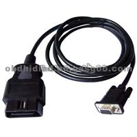 CY-DC038, Auto Diagnostic Cable, DB9P Female TO OBD-II Male