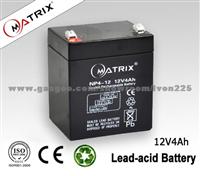 Maintenance Free Lead-Acid Battery 12v4ah