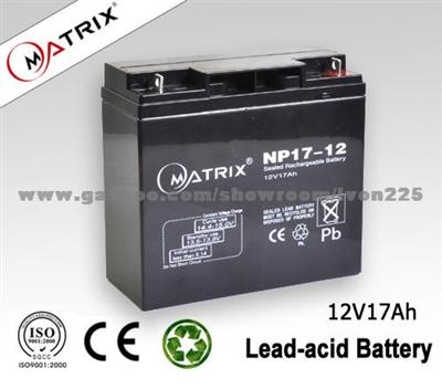 AGM Lead-Acid Battery 12v17ah