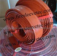 Silicone Coated Braided Fiberglass Fire Sleeve