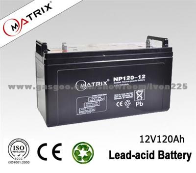 12v 120ah Deep Cycle Lead-Acid Storage Battery For Inverter