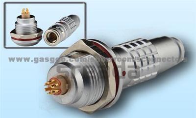 Ip68 Brass Alloy Plated Chrome Connector Interchangeable LEMO FGG .OF. 306.CLAC50