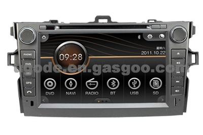 Arm 11 A5 8inch Toyota New Corolla Dvd Gps Player