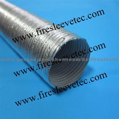 Reflective Aluminum Fiberglass Heat Shield Sleeve