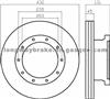 501316953, 082135830 Neoplan Disc Brake