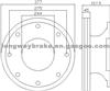 SAF TRUCK BRAKE DISC 4079000400