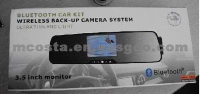 3. 5inch Bluetooth Car Kit With Back-Up Cam Support Patent