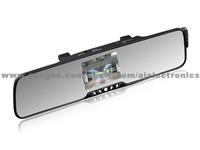 Car Bluetooth Rearview Mirror With Back Up Camera System