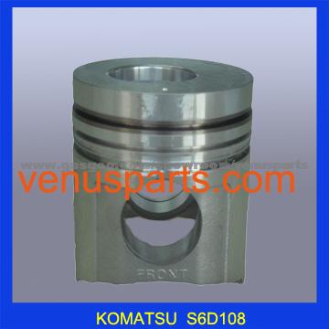 Oil Gallery Piston S6D108 For Komatsu