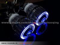 Car Head Light HID Bi-Xenon Projector Lens Light With Angel Eyes 2.5HQ