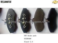 Brake pads 93280468 CHEVROLET blazer 2.4L 2001-2005