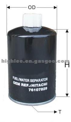 Fuel Filter 76107829 For Hitachi