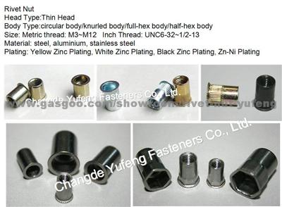 Rivet Nut-Thin Head