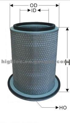 Air Filter 4206098 For Hitachi