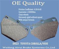 D823 TOYOYA COROLLA Brake Pad