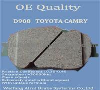 D908 TOYOTA Camry F Brake Pad