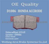 D536 HONDA Accord2.4 Brake Pad