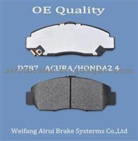 D787 Honda 2.4 Brake Pad