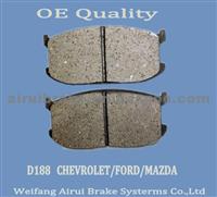 Quality Gauranteed Brake Pad D188 MAZDA 323