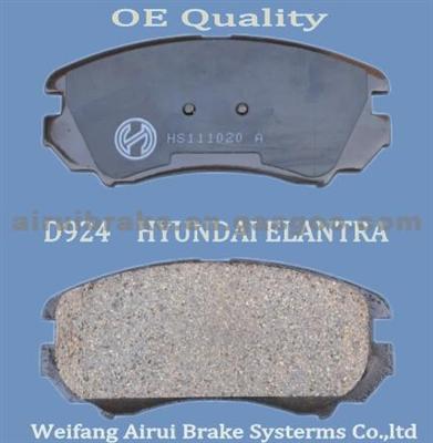 D924 Hyundai Sonata Brake Pad