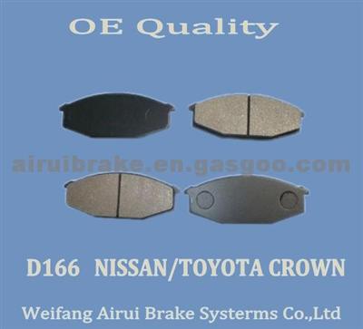 NISSAN 280 Brake Pad D166