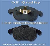 D1106 Brake Pad For Opel 2002-